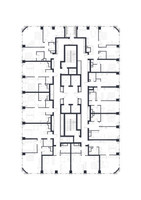 Планировка однокомнатной(квартира) площадью 45.6 квадратных метров в “ЖК 1-й Нагатинский (Первый Нагатинский)”