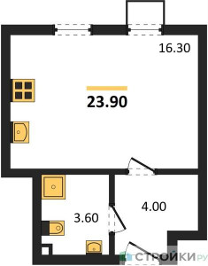 Планировка квартиры, ID 491166