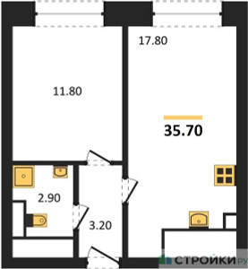 Планировка квартиры, ID 268235