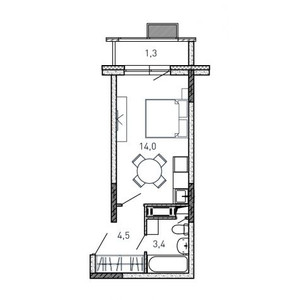 Планировка квартиры, ID 298128