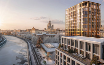 Верхние этажи в ЖК "Садовническая 69"