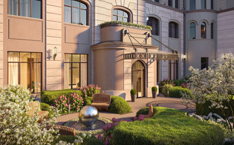 Благоустройство в КД "Чистые Пруды"