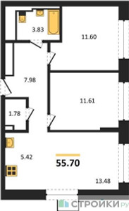 Планировка квартиры, ID 435730
