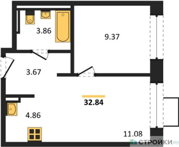 Планировка квартиры, ID 403498