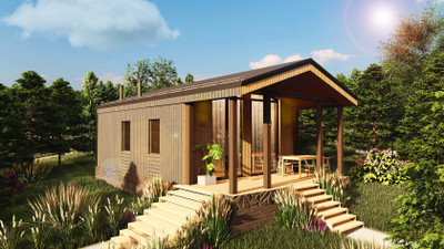 Планировка двухкомнатной(квартира) площадью 57 квадратных метров в ЖК “ЖК Wish Home”