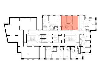 Планировка двухкомнатной(квартира) площадью 58.3 квадратных метров в ЖК “ЖК 2-й Иртышский”
