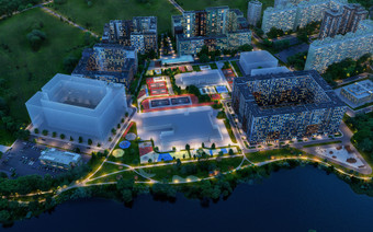 Вид сверху ЖК Эко Видное 2.0