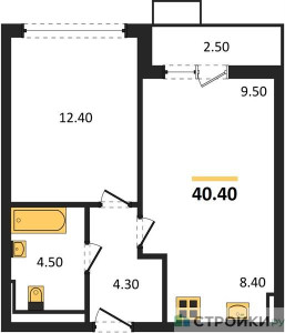 Планировка квартиры, ID 342918