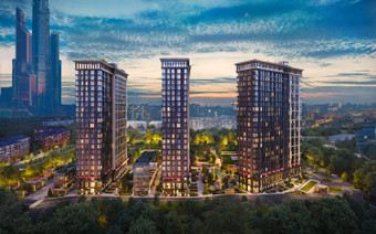 Панорама ЖК "Зорге 9"