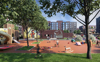 детская площадка ЖК Баркли Медовая Долина