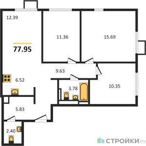 Планировка квартиры, ID 137843
