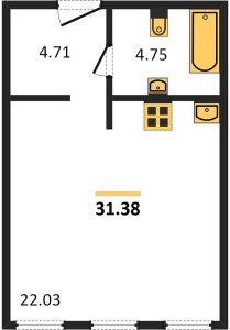 Планировка апартаментов, ID 148466
