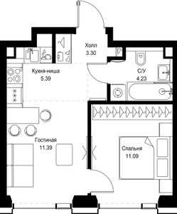 Планировка квартиры, ID 553893