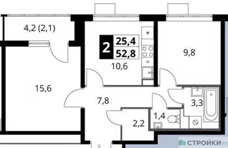 Планировка квартиры, ID 336256