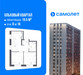 Планировка двухкомнатной(квартира) площадью 41.2 квадратных метров в “ЖК Ольховый Квартал”