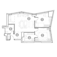 Планировка двухкомнатной(квартира) площадью 61.09 квадратных метров в “УНО Горбунова”