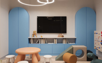 Детское пространство в ЖК "Детали"