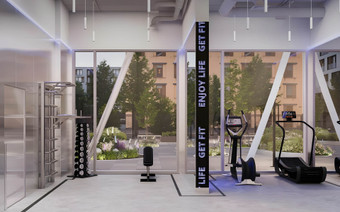 Фитнес-пространство в "THE LOT by Akvilon"