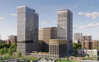 Общий вид ЖК "Страна Озерная"