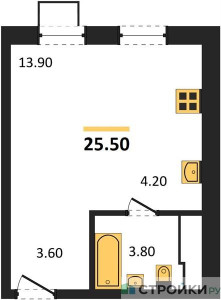 Планировка квартиры, ID 313867