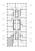Планировка двухкомнатной(квартира) площадью 65.5 квадратных метров в “ЖК СЕТ”