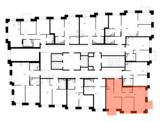 Планировка двухкомнатной(квартира) площадью 59.8 квадратных метров в ЖК “ЖК Онежский вал”