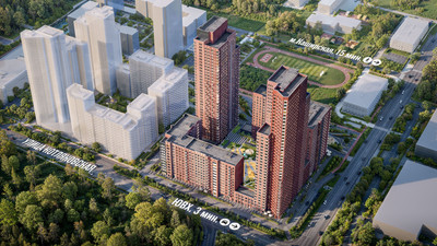 Планировка трехкомнатной(квартира) площадью 73.8 квадратных метров в ЖК “ЖК Москворечье”