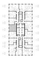 Планировка однокомнатной(квартира) площадью 41.4 квадратных метров в “ЖК SET (Сет)”