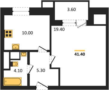 Планировка квартиры, ID 111457