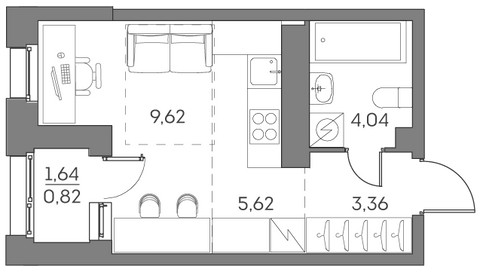 Планировка квартиры, ID 548277