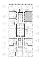 Планировка двухкомнатной(квартира) площадью 59.2 квадратных метров в “ЖК SET (Сет)”