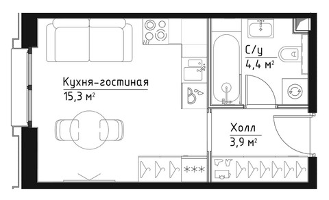Планировка квартиры, ID 109359