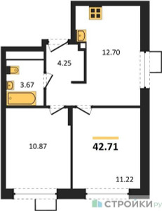 Планировка квартиры, ID 382539
