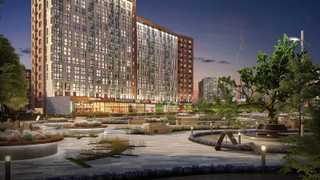 ЖК "Скандинавия" в вечернее время