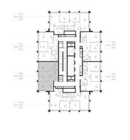 Планировка двухкомнатной(квартира) площадью 53 квадратных метров в “ЖК SET (Сет)”