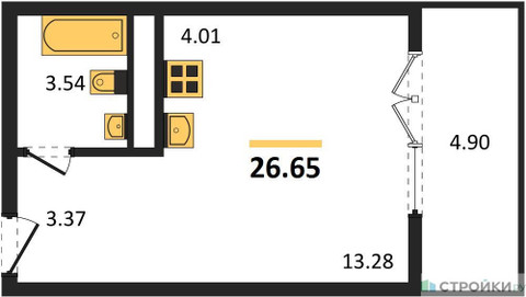 Планировка квартиры, ID 537386
