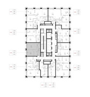Планировка однокомнатной(квартира) площадью 37.7 квадратных метров в “ЖК SET (Сет)”