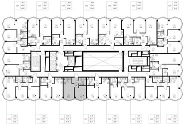 Планировка однокомнатной(квартира) площадью 36.5 квадратных метров в ЖК “Дом премиум-класса МИРА”