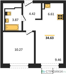 Планировка квартиры, ID 332373