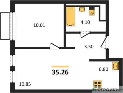 Планировка квартиры, ID 362518