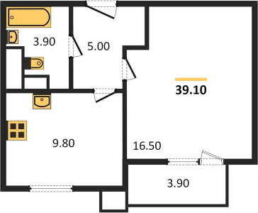 Планировка квартиры, ID 111543