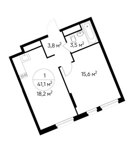 Планировка квартиры, ID 466421