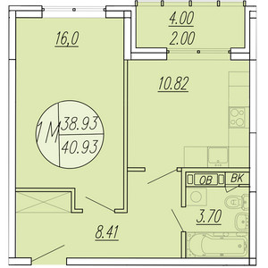 Планировка квартиры, ID 327342