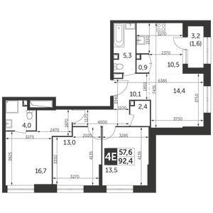 Планировка квартиры, ID 467054