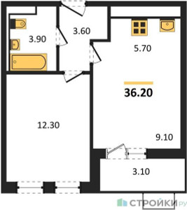 Планировка квартиры, ID 292115
