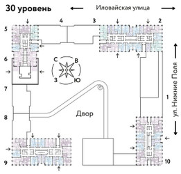 Планировка студии(квартира) площадью 29.8 квадратных метров в ЖК “ЖК Страна Заречная”
