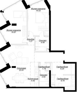 Планировка квартиры, ID 180316