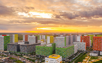 ЖК "Бунинские луга" с высоты птичьего полета