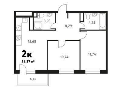 Планировка квартиры, ID 317120