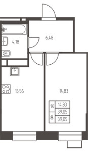 Планировка квартиры, ID 554622